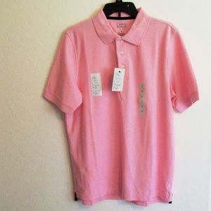 Croft & Barrow pink polo shirt Size M (#EV677)